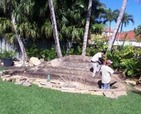 Waterfall Installation in Miami