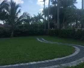 Landscape Paver Installation for Key Biscayne 2