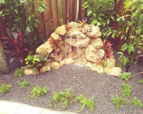 Landscape Design for Coconut Grove Water Feature 1