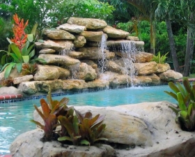 Waterfall Design by Landscape Designer