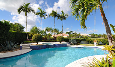 Landscape Pool in Key Biscayne 